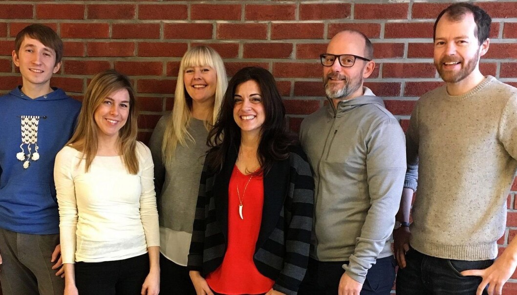 Teamet i Superplus (fra venstre): Vadim Pechersky (Utvilker), Marie Moksness (Adferdsanalytiker og Product Manager), Katrine Gulstad Pedersen (CEO og medgründer), Kirsten McLoud (Marketing Director), Stian Hansen (CTO og medgründer), Kim Daniel Arthur (COO og medgründer) Teamet i Superplus (fra venstre): Vadim Pechersky (Utvilker), Marie Moksness (Adferdsanalytiker og Product Manager), Katrine Gulstad Pedersen (CEO og medgründer), Kirsten McLoud (Marketing Director), Stian Hansen (CTO og medgründer), Kim Daniel Arthur (COO og medgründer)
