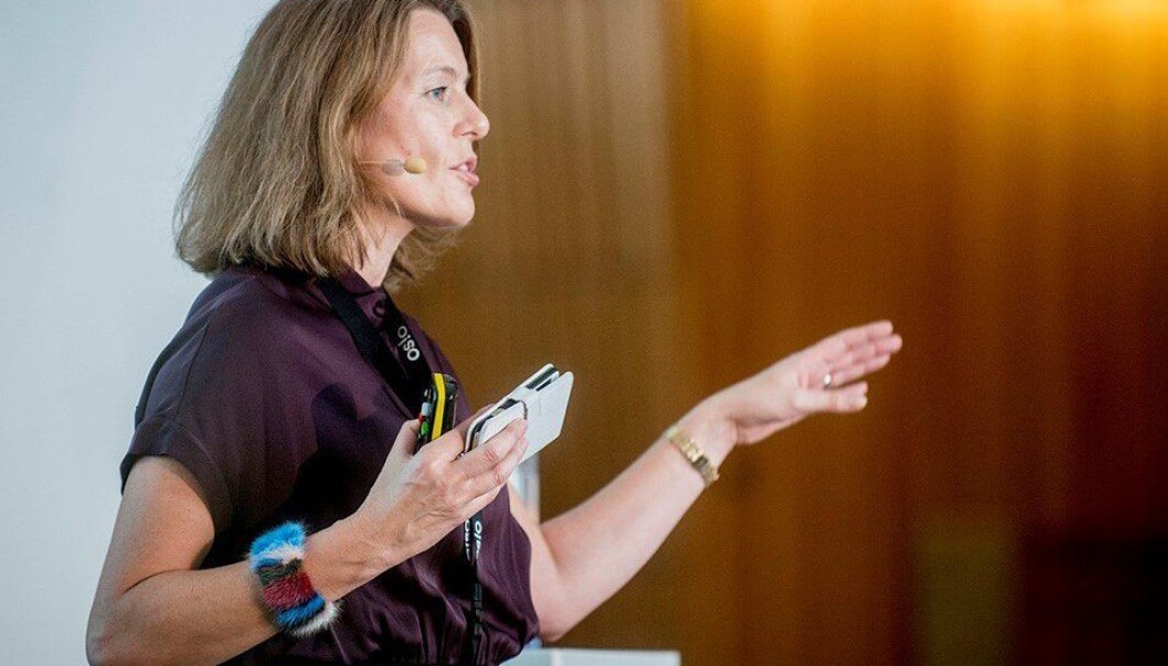 Kathrine Myhre i Oslo Medtech. Kathrine Myhre i Oslo Medtech.