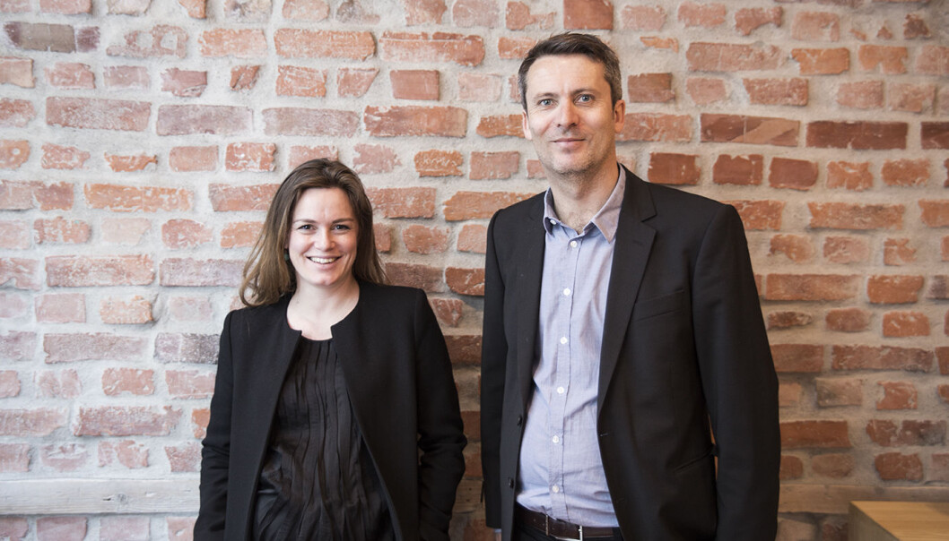 Daniel Ras-Vidal i Abelia sammen med Rikke Eckhoff-Høvding tidligere i år, da de la frem rapport om gründervennlig opsjonsskatt. Foto: Per-Ivar Nikolaisen. Daniel Ras-Vidal i Abelia sammen med Rikke Eckhoff-Høvding tidligere i år, da de la frem rapport om gründervennlig opsjonsskatt. Foto: Per-Ivar Nikolaisen.