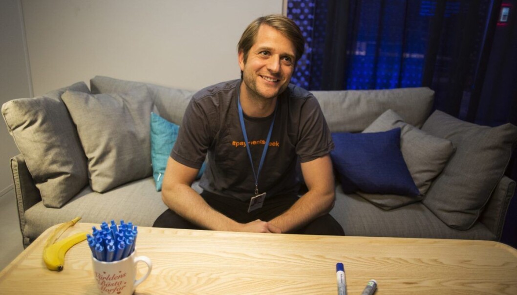 Sebastian Siemiatkowski i Klarna. Sebastian Siemiatkowski i Klarna.