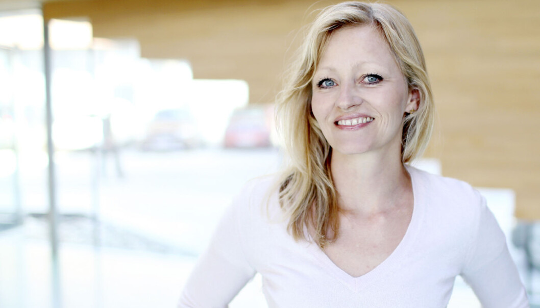 Gry Isabell Sannes i IKT-inkubatoren til Validé. Gry Isabell Sannes i IKT-inkubatoren til Validé.