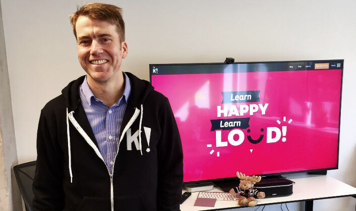CEO Erik Harrell i Kahoot. CEO Erik Harrell i Kahoot.