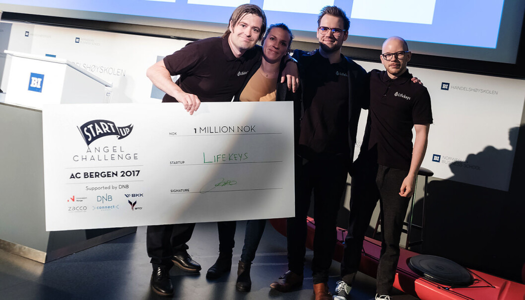 LifeKeys er vant Angel Challenge under Startup Extreme. Foto: Dan Taylor LifeKeys er vant Angel Challenge under Startup Extreme. Foto: Dan Taylor