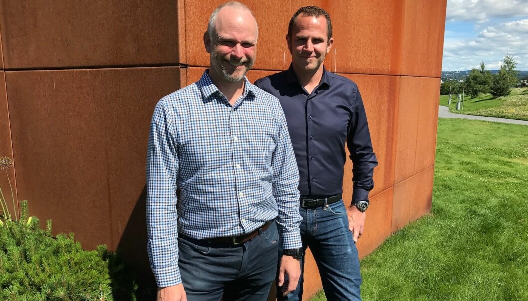 Fredrik Gørrisen og Morten  Østbye har de siste tre årene utviklet en løsning for å få en mye enklere aktivitetsplanlegging. Foto: Privat