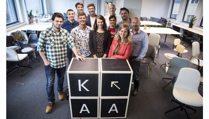 De utvalgte selskapene i Katapult-akseleratorens første runde. Foto: Per-Ivar Nikolaisen De utvalgte selskapene i Katapult-akseleratorens første runde. Foto: Per-Ivar Nikolaisen