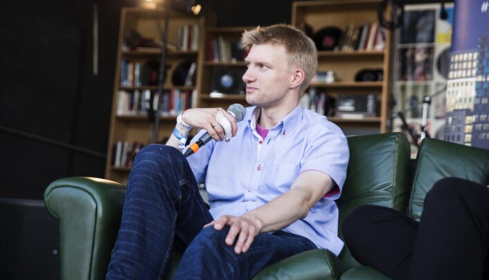 Geir Engdahl deltok i et samtalepanel under Øyafestivalen, om hvordan det er å være gründer. Foto: Per-Ivar Nikolaisen Geir Engdahl deltok i et samtalepanel under Øyafestivalen, om hvordan det er å være gründer. Foto: Per-Ivar Nikolaisen