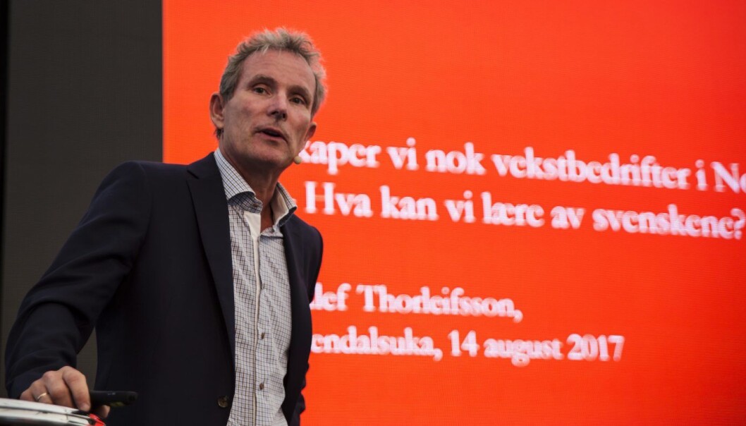 Tellef Thorleifsson i Norfund. Tellef Thorleifsson i Norfund.