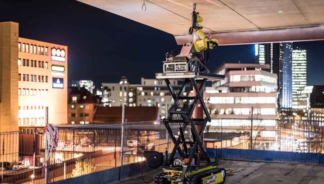 Det er stor interesse for boreroboten til nLink . Foto: nLink Det er stor interesse for boreroboten til nLink . Foto: nLink