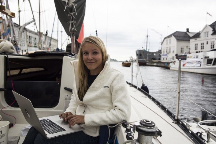 Christine Spiten har flyttet gründerkontoret til Arendal og Entrepreneurship 1 denne uka. Foto: Per-Ivar Nikolaisen Christine Spiten har flyttet gründerkontoret til Arendal og Entrepreneurship 1 denne uka. Foto: Per-Ivar Nikolaisen