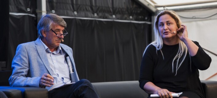 Kenneth Svendsen (FrP) og Dilek Ayhan (H) var med på diskusjonen om hva Norge har å lære av Sverige innen tech. Foto: Per-Ivar Nikolaisen Kenneth Svendsen (FrP) og Dilek Ayhan (H) var med på diskusjonen om hva Norge har å lære av Sverige innen tech. Foto: Per-Ivar Nikolaisen