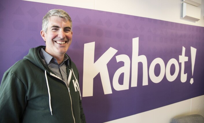 Markedssjef Sean D'Arcy er et av de nye navnene i Kahoot-ledelsen det siste året. Foto: Per-Ivar Nikolaisen Markedssjef Sean D'Arcy er et av de nye navnene i Kahoot-ledelsen det siste året. Foto: Per-Ivar Nikolaisen