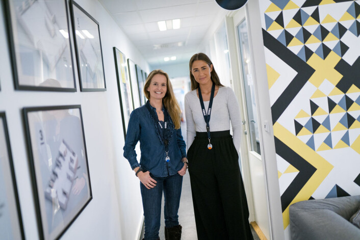 Marianne Bratt Ricketts og Stine Norum har bakgrunn fra Innomag, før de stiftet Vibbio. Foto: Vibbio Marianne Bratt Ricketts og Stine Norum har bakgrunn fra Innomag, før de stiftet Vibbio. Foto: Vibbio