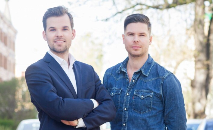 UNACAST: Thomas Walle Jensen (t.v) og Kjartan Slette forlot begge toppjobber i Wimp for å etablere Unacast. Foto: Unacast UNACAST: Thomas Walle Jensen (t.v) og Kjartan Slette forlot begge toppjobber i Wimp for å etablere Unacast. Foto: Unacast