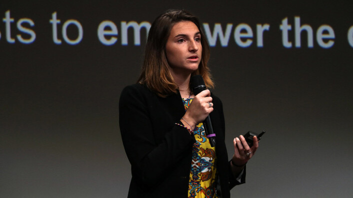 Joséphine Goube.leder Techfugees-nettverket som oppsto som følge av flyktningstrømmen. Foto: Jawad Allazkani, Techfugees Joséphine Goube.leder Techfugees-nettverket som oppsto som følge av flyktningstrømmen. Foto: Jawad Allazkani, Techfugees