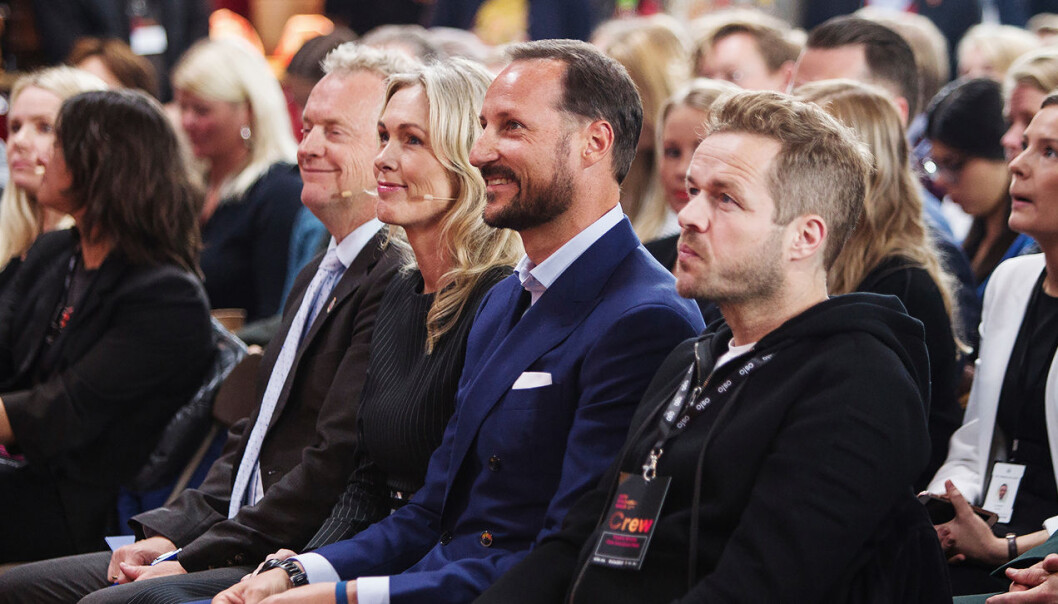 Raymond Johansen (t.v.) Anita Krohn Traaseth, Kronprins Haakon og Fredrik Winther under åpningen av årets Oslo Innovation Week i fjor. Foto: Christian Jørgensen / EUR-BERLIN.COM Raymond Johansen (t.v.) Anita Krohn Traaseth, Kronprins Haakon og Fredrik Winther under åpningen av årets Oslo Innovation Week i fjor. Foto: Christian Jørgensen / EUR-BERLIN.COM