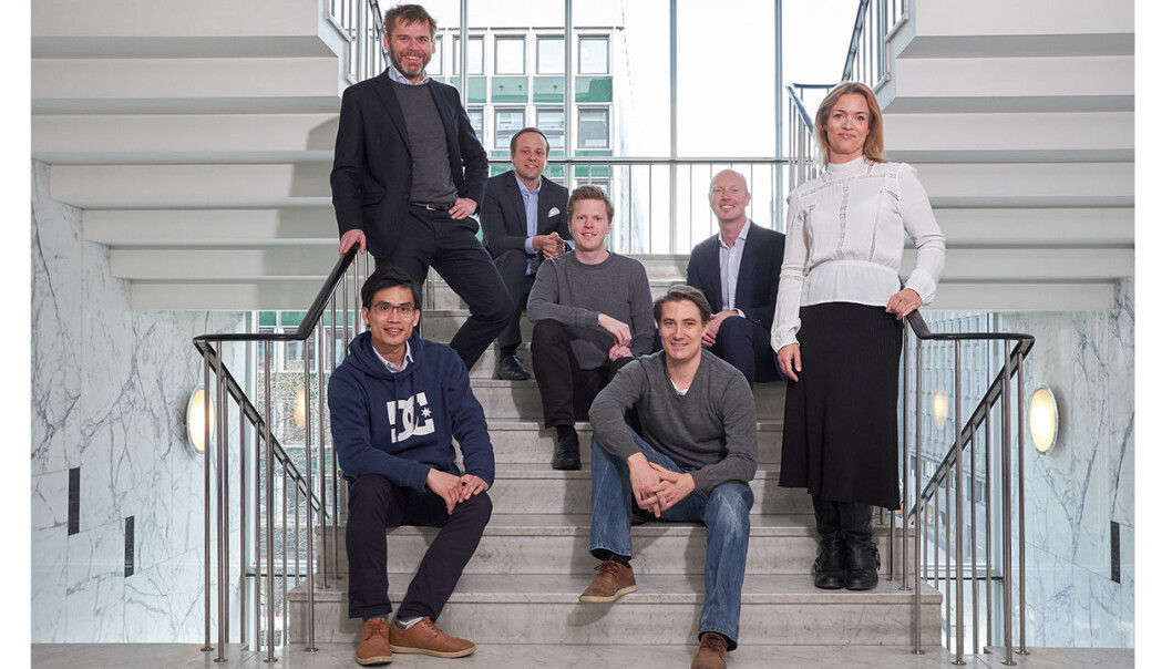 Schibsted har klokkertro på dette teamet, og går nå inn i Fronteer Solutions. Foto: Stian Schioldborg / www.magentastudios.no Schibsted har klokkertro på dette teamet, og går nå inn i Fronteer Solutions. Foto: Stian Schioldborg / www.magentastudios.no