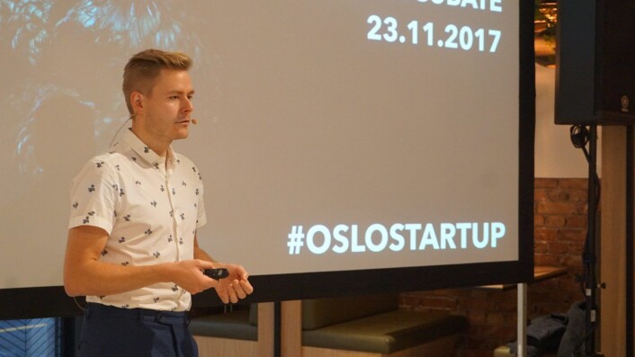 Jørn Haanæs forteller om Oslo Business Region og inkubatormiljøet i Oslo. Foto: Siw Andersen Jørn Haanæs forteller om Oslo Business Region og inkubatormiljøet i Oslo. Foto: Siw Andersen