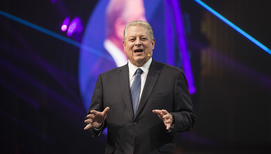 Al Gore, tidligere visepresident, klimaktivist, nobelprisvinner og investor. Foto: Per-Ivar Nikolaisen Al Gore, tidligere visepresident, klimaktivist, nobelprisvinner og investor. Foto: Per-Ivar Nikolaisen