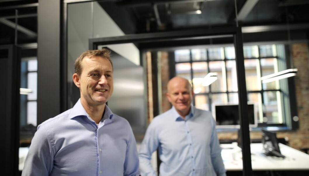 Morten Rynning og Harald Jellum, gründere av AiSpot. Foto: Lucas H. Weldeghebriel Morten Rynning og Harald Jellum, gründere av AiSpot. Foto: Lucas H. Weldeghebriel