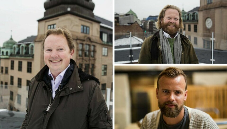 Bjarne Melby, Christian Hestenes og Johan Brand. Foto: Per-Ivar Nikolaisen.