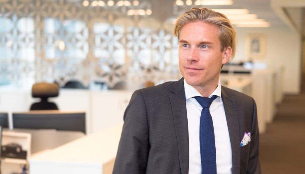 Christoffer O. Hernæs, leder for innovasjon og utvikling i Sbanken. Foto: Sbanken Christoffer O. Hernæs, leder for innovasjon og utvikling i Sbanken. Foto: Sbanken