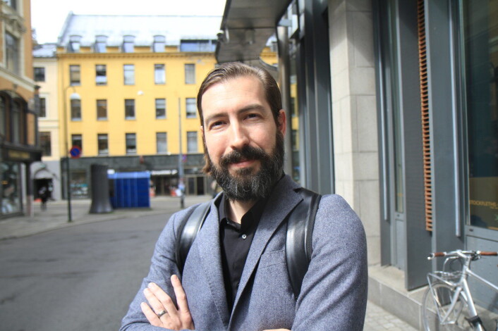 Den tidligere varianten av Sean Percival var ikke bare mer skjeggete, men også mindre ydmyk og langt tøffere i trynet i business. Foto: Lucas Weldeghebriel Den tidligere varianten av Sean Percival var ikke bare mer skjeggete, men også mindre ydmyk og langt tøffere i trynet i business. Foto: Lucas Weldeghebriel