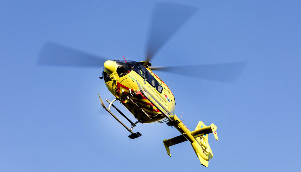 Luftambulansens helikopter i lufta i Trondheim kan få utfordrer.
Foto: Gorm Kallestad / NTB scanpix Luftambulansens helikopter i lufta i Trondheim kan få utfordrer.
Foto: Gorm Kallestad / NTB scanpix
