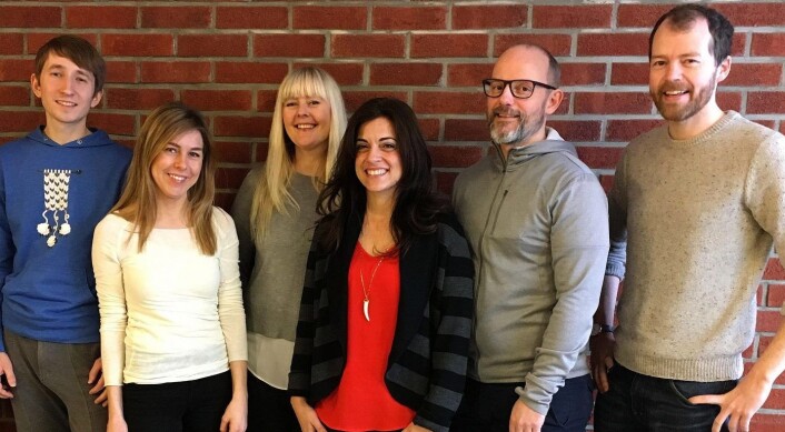 Teamet i Superplus (fra venstre): Vadim Pechersky (Utvilker), Marie Moksness (Adferdsanalytiker og Product Manager), Katrine Gulstad Pedersen (CEO og medgründer), Kirsten McLoud (Marketing Director), Stian Hansen (CTO og medgründer), Kim Daniel Arthur (COO og medgründer) Teamet i Superplus (fra venstre): Vadim Pechersky (Utvilker), Marie Moksness (Adferdsanalytiker og Product Manager), Katrine Gulstad Pedersen (CEO og medgründer), Kirsten McLoud (Marketing Director), Stian Hansen (CTO og medgründer), Kim Daniel Arthur (COO og medgründer)