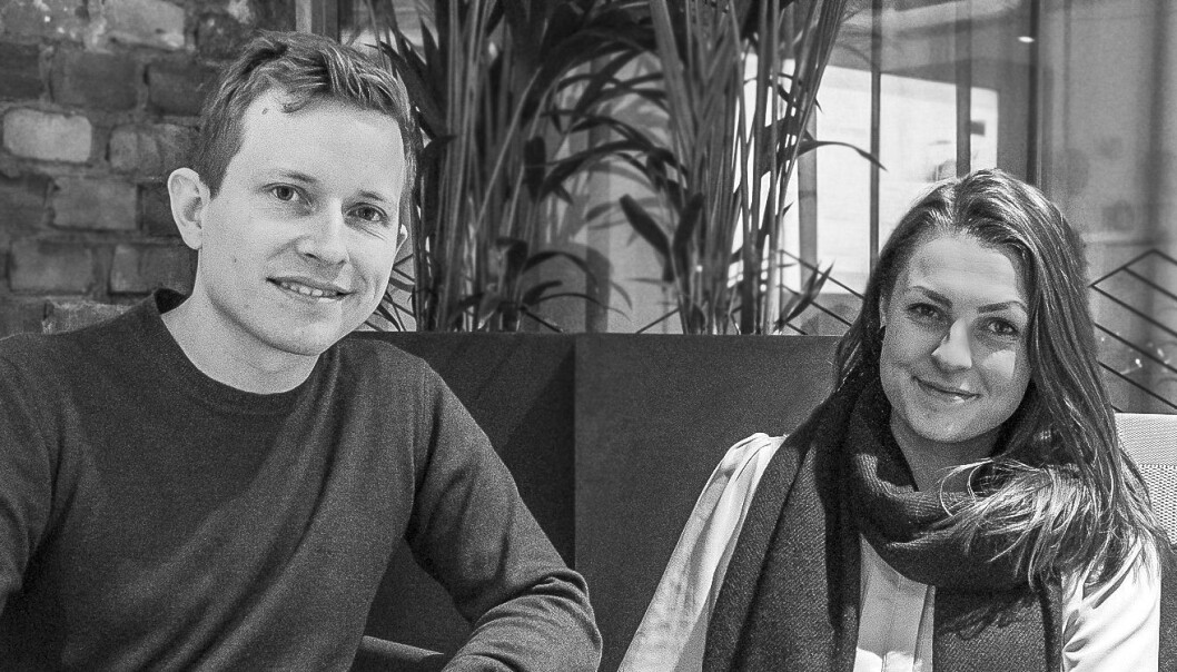 Øystein Høie og community manager Nanny Thorvaldsen fra Dreams. Foto: Benedicte Tandsæther-Andersen Øystein Høie og community manager Nanny Thorvaldsen fra Dreams. Foto: Benedicte Tandsæther-Andersen