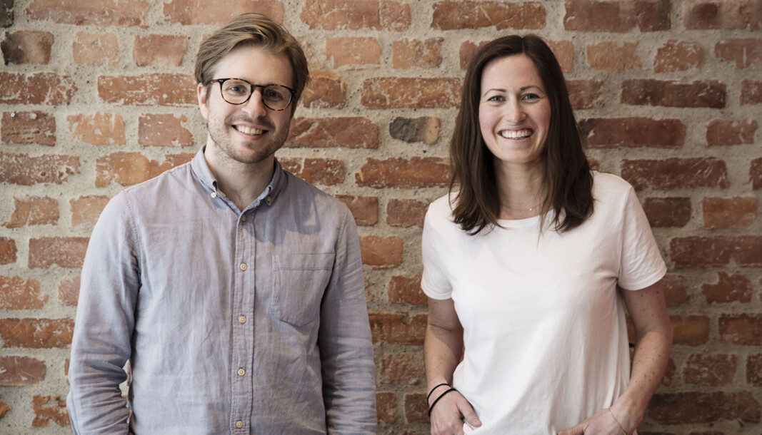 Gründerne Mads Lyngstad og Marie Mostad i Inzpire.me. Gründerne Mads Lyngstad og Marie Mostad i Inzpire.me.