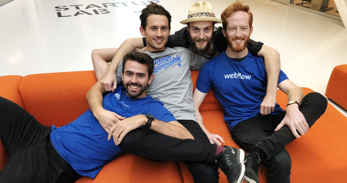 Frede Fardal, Jakob Palmers, Marian Lucas og Erik Sandsmark i Graphiq holder til på StartupLab, men flytter snart til 657. Foto: StartupLab Frede Fardal, Jakob Palmers, Marian Lucas og Erik Sandsmark i Graphiq holder til på StartupLab, men flytter snart til 657. Foto: StartupLab
