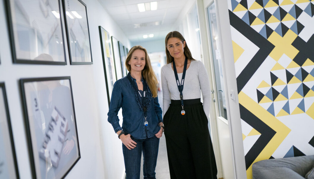 Marianne Bratt Ricketts og Stine Norum har bakgrunn fra Innomag, før de stiftet Vibbio. Foto: Vibbio Marianne Bratt Ricketts og Stine Norum har bakgrunn fra Innomag, før de stiftet Vibbio. Foto: Vibbio