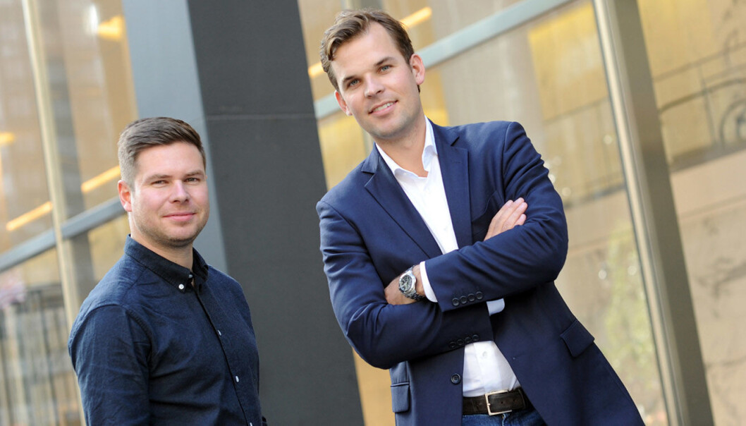 Kjartan Slette og Thomas Walle i Unacast. Foto: Unacast Kjartan Slette og Thomas Walle i Unacast. Foto: Unacast