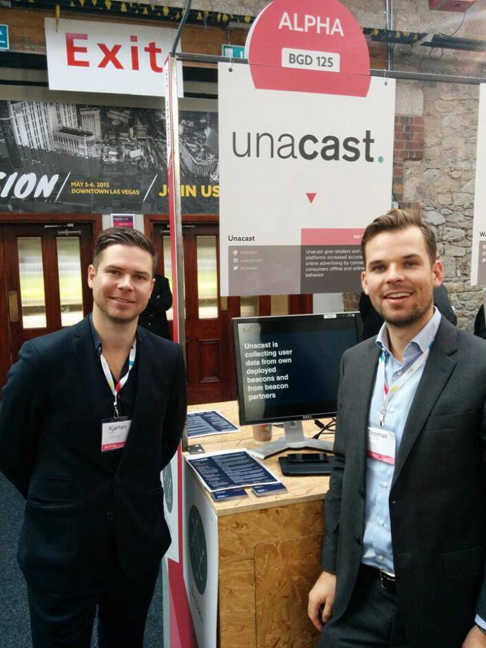 Good old days, da Kjartan Slette og Thomas Walle besøkte WebSummit da Unacast var i støpeskjeen tilbake i 2014. Good old days, da Kjartan Slette og Thomas Walle besøkte WebSummit da Unacast var i støpeskjeen tilbake i 2014.