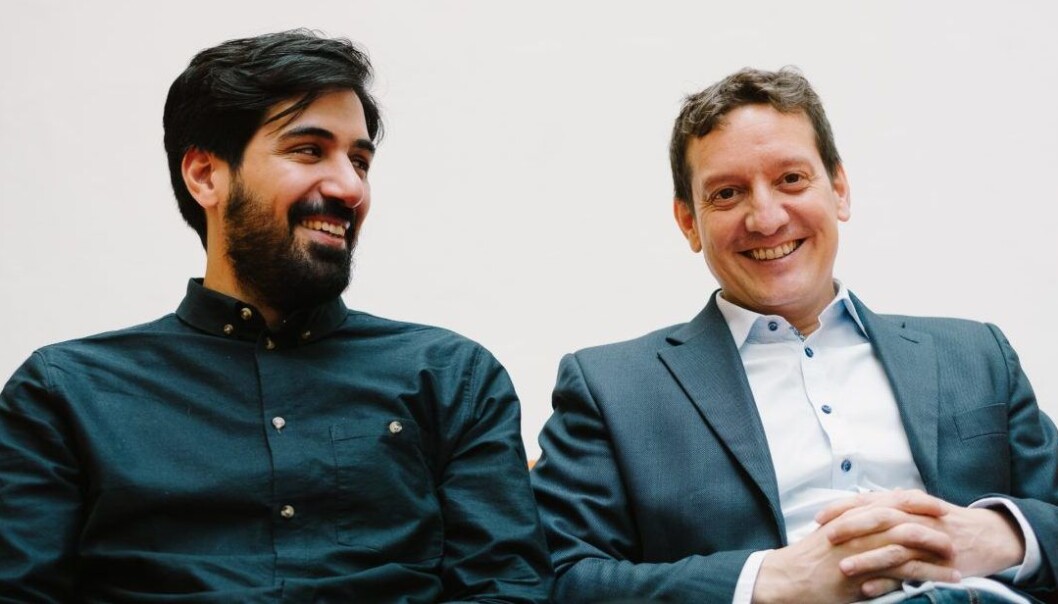 Arash Saidi og John Antonio Nilsen i Convertelligence. Foto: Convertelligence Arash Saidi og John Antonio Nilsen i Convertelligence. Foto: Convertelligence