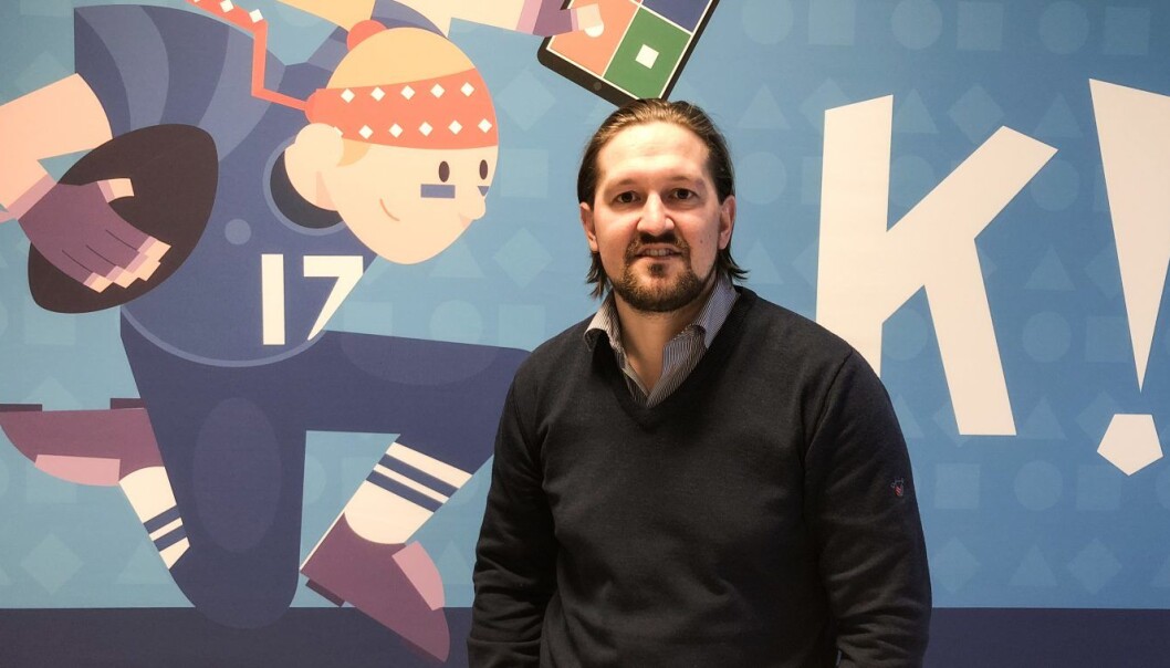 Kahoot-sjef Åsmund Furuseth. Foto: Per-Ivar Nikolaisen Kahoot-sjef Åsmund Furuseth. Foto: Per-Ivar Nikolaisen