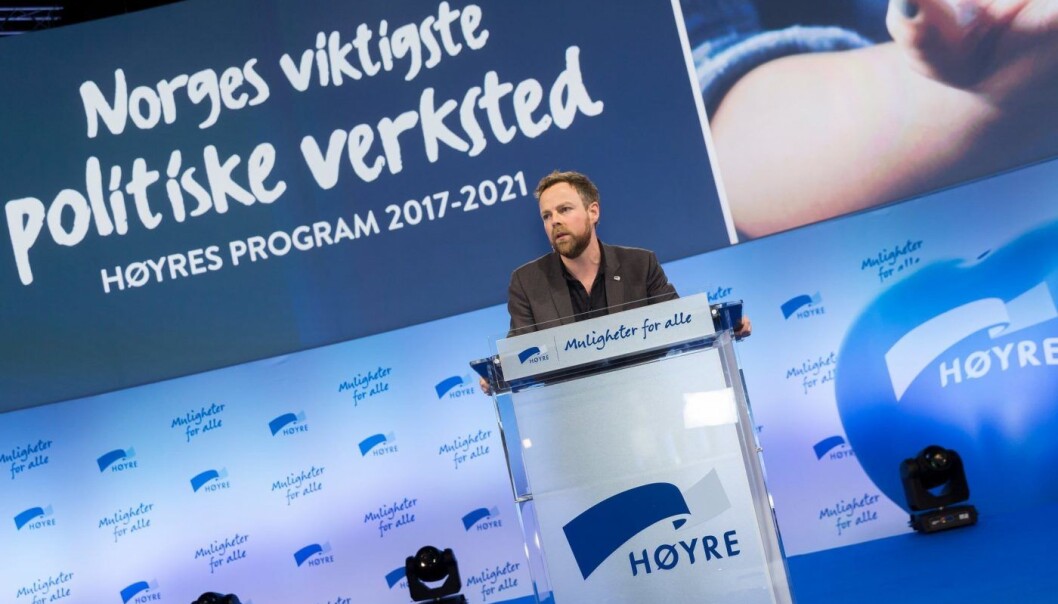 Tørbjørn Røe Isaksen. Foto: Høyre Tørbjørn Røe Isaksen. Foto: Høyre