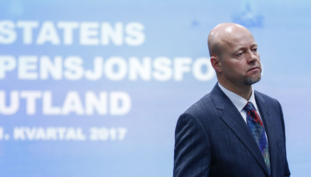 Leder Yngve Slyngstad for Statens pensjonsfond, eller Leder Yngve Slyngstad for Statens pensjonsfond, eller