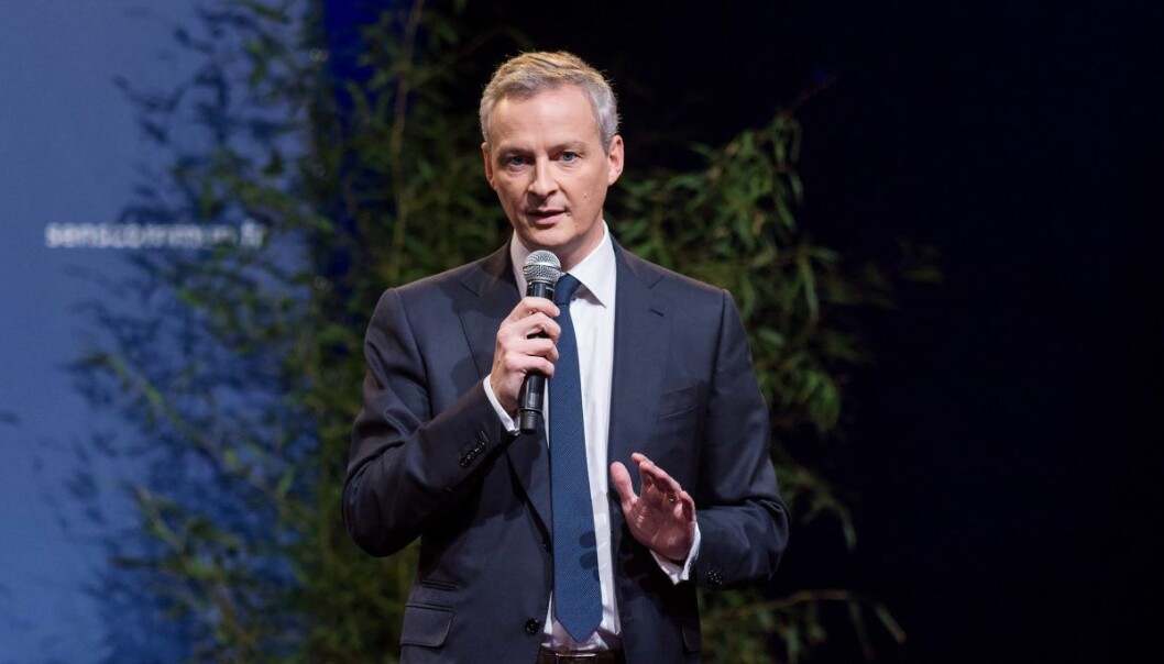 Finansminister Bruno Le Maire i Frankrike. Foto: Sens Commun/Flickr Finansminister Bruno Le Maire i Frankrike. Foto: Sens Commun/Flickr