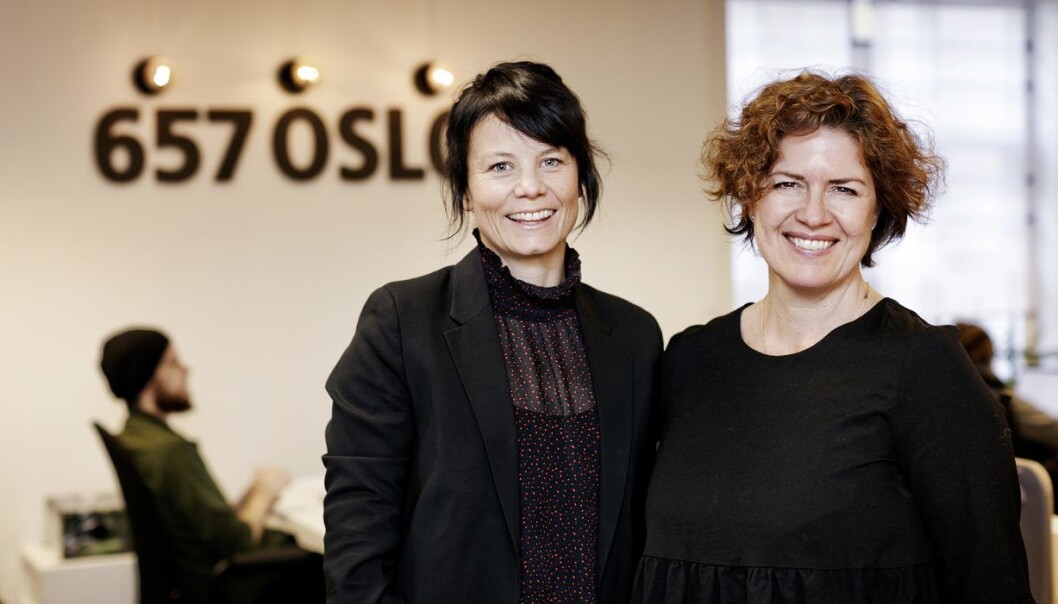 Camilla Watz Johannessen og Anniken Fjelberg i 657, da førstnevnte begynte som daglig leder i fjor. Foto: Oda Hveem Camilla Watz Johannessen og Anniken Fjelberg i 657, da førstnevnte begynte som daglig leder i fjor. Foto: Oda Hveem