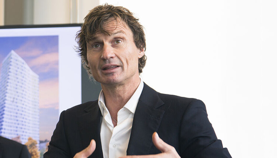 Petter Stordalen, som eier Nordic Choice Hotels, vil satse på blockchain. Foto: News Oresund / Flickr Petter Stordalen, som eier Nordic Choice Hotels, vil satse på blockchain. Foto: News Oresund / Flickr