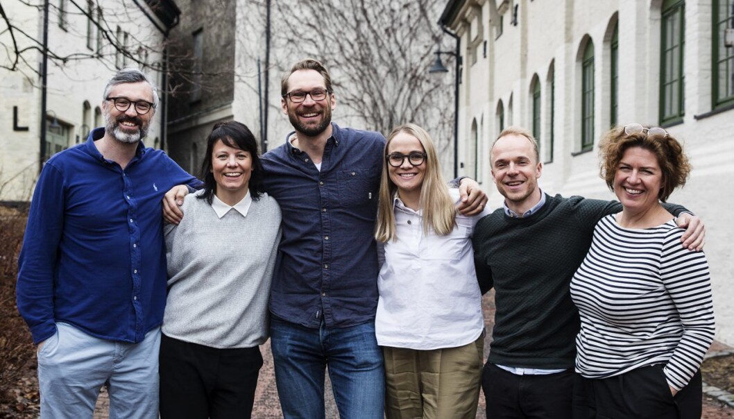 Joachim Levin, Camilla Watz Johannessen, Preben Sander, Stella Oskarsdottir Wehrmann, Christer Grandal og Anniken Fjelberg i nye 657 Scale. Foto: Per-Ivar Nikolaisen Joachim Levin, Camilla Watz Johannessen, Preben Sander, Stella Oskarsdottir Wehrmann, Christer Grandal og Anniken Fjelberg i nye 657 Scale. Foto: Per-Ivar Nikolaisen