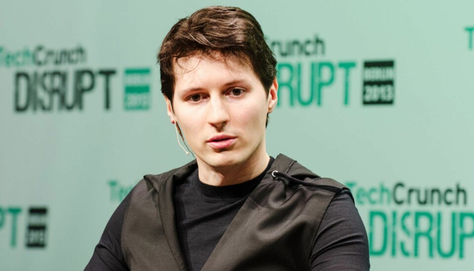 Pavel Durov har gründet Telegram. Foto: Techcrunch Disrupt