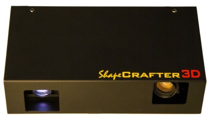 Den første fungerende prototypen. Prosjektet kalte de da ShapeCrafter. Foto: Zivid Labs Den første fungerende prototypen. Prosjektet kalte de da ShapeCrafter. Foto: Zivid Labs