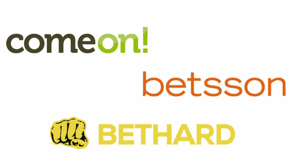 Comeon!, Betsson, og BetHard er blant spillselskapene som nå ikke lenger får tilgang til Norge.