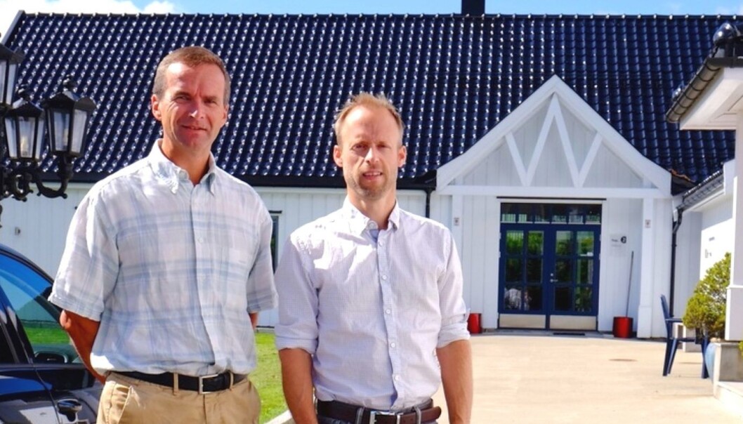 Fra venstre: Daglig leder Simen Hesleskaug og seniorrådgiver Anders Tørud ved Inkubator ås. Foto: Inkubator Ås. Fra venstre: Daglig leder Simen Hesleskaug og seniorrådgiver Anders Tørud ved Inkubator ås. Foto: Inkubator Ås.