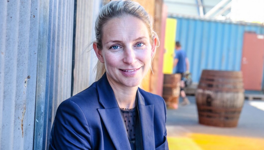 Anna Nordell, med-gründer i det svenske AI-selskapet Sana Labs. Her på Katapult Future Fest 2018. Foto: Vilde Mebust Erichsen Anna Nordell, med-gründer i det svenske AI-selskapet Sana Labs. Her på Katapult Future Fest 2018. Foto: Vilde Mebust Erichsen