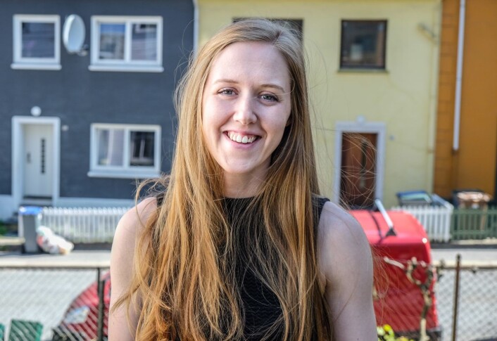 Gründer Kristin Grostad har nylig lansert mote-appen Swancy - en markedsplass for bytting av klær. Foto: Vilde Mebust Erichsen Gründer Kristin Grostad har nylig lansert mote-appen Swancy - en markedsplass for bytting av klær. Foto: Vilde Mebust Erichsen