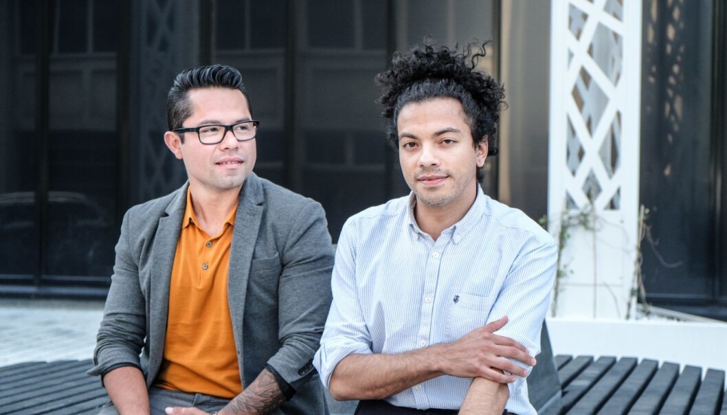 CO for Latin-Amerika Jonathan Duran og CRO Nikolai Botero Johnsen i Oiid. Foto Vilde Mebust Erichsen CO for Latin-Amerika Jonathan Duran og CRO Nikolai Botero Johnsen i Oiid. Foto Vilde Mebust Erichsen