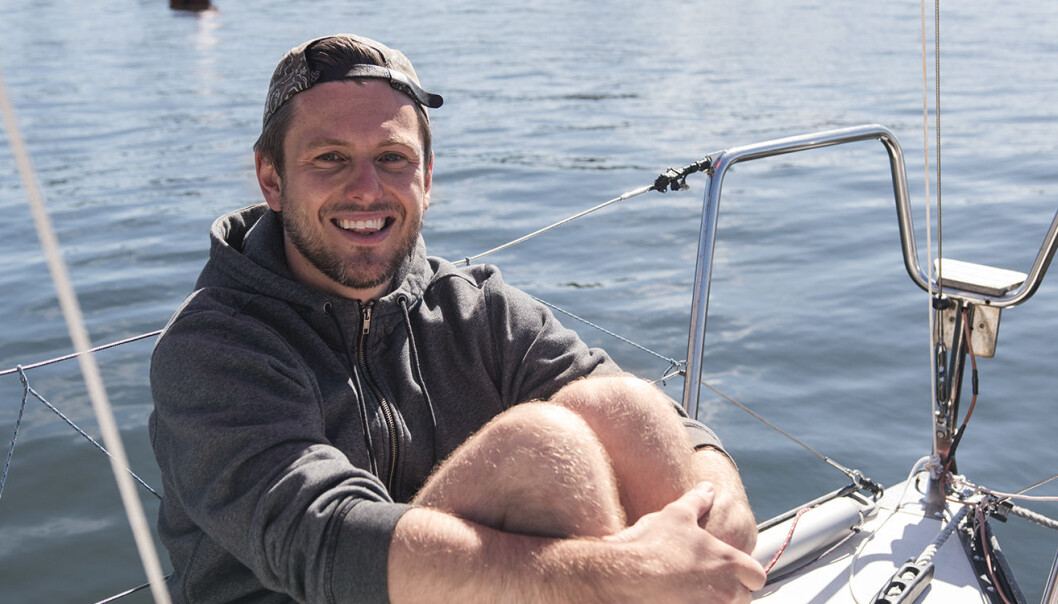 Carl-Nicolai Wessmann fra spareappen Spiff. Her fotografert ombord i #EntrepreneurShipOne, en båt som vekket minner om jobben som lettmatros på ulike ferger i Oslofjorden. Foto: Benedicte Tandsæther-Andersen Carl-Nicolai Wessmann fra spareappen Spiff. Her fotografert ombord i #EntrepreneurShipOne, en båt som vekket minner om jobben som lettmatros på ulike ferger i Oslofjorden. Foto: Benedicte Tandsæther-Andersen